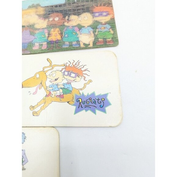Vtg.90s set 7 Kellogg's Rugrats 3D Lenticular & pictoral Card Nickelodeon retro - Picture 9 of 13